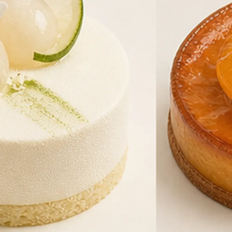 Apricot flan